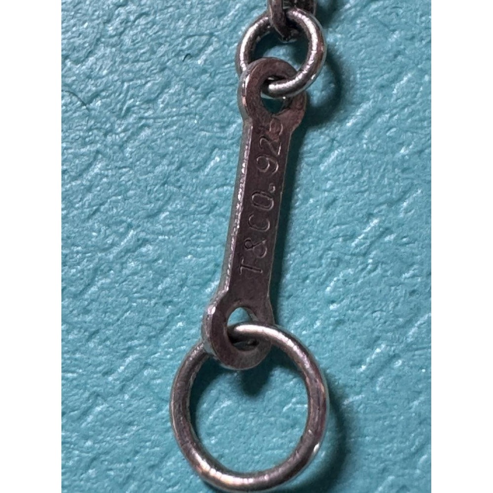 Vintage Tiffany & Co Elsa Peretti Teardrop 5 Charm Bracelet 7in - Picture 5 of 10